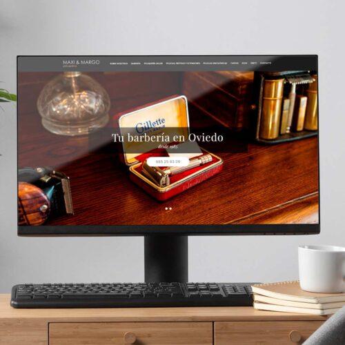 dboart diseno web asturias maxi y margo peluqueros