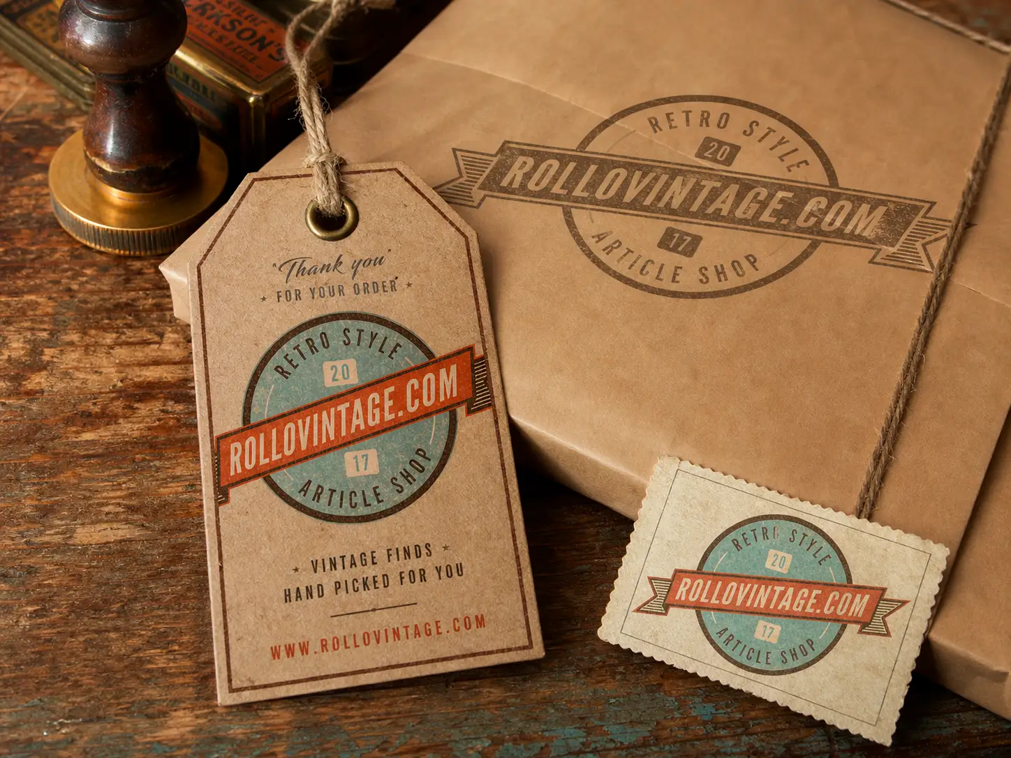 Diseño gráfico para Rollo Vintage en Asturias, tienda vintage