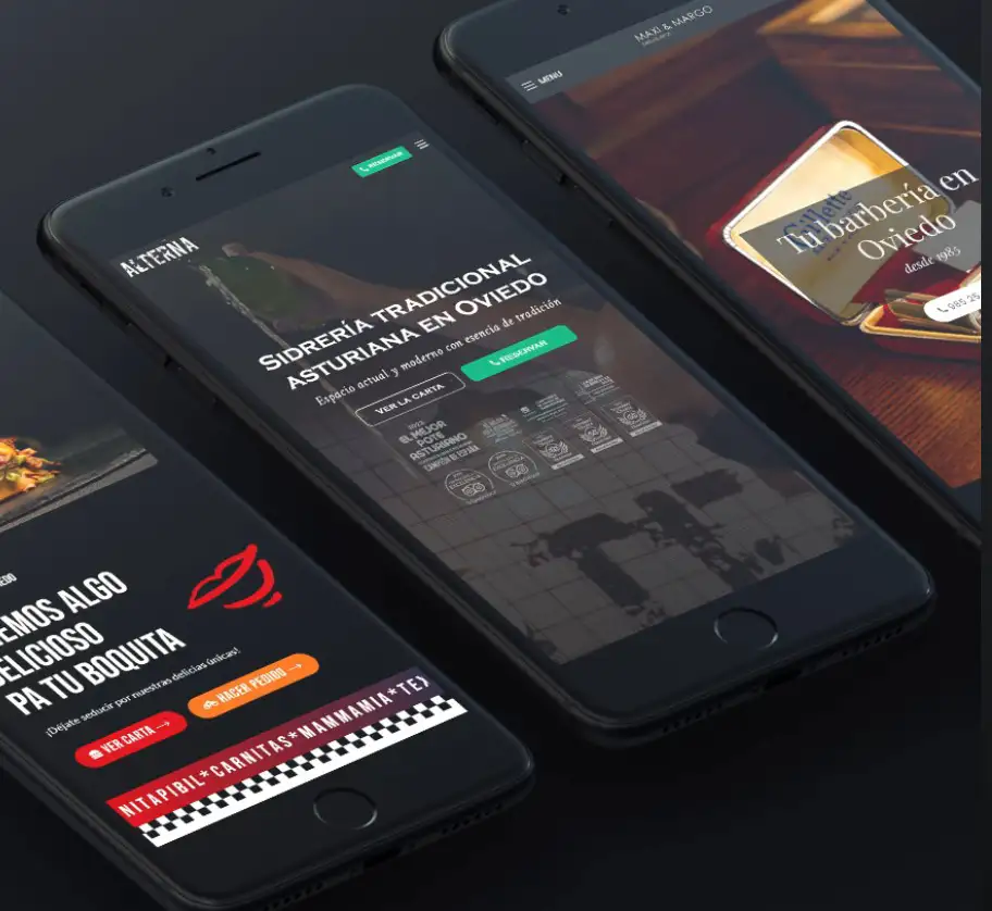 Diseño web responsive creado por DBOART